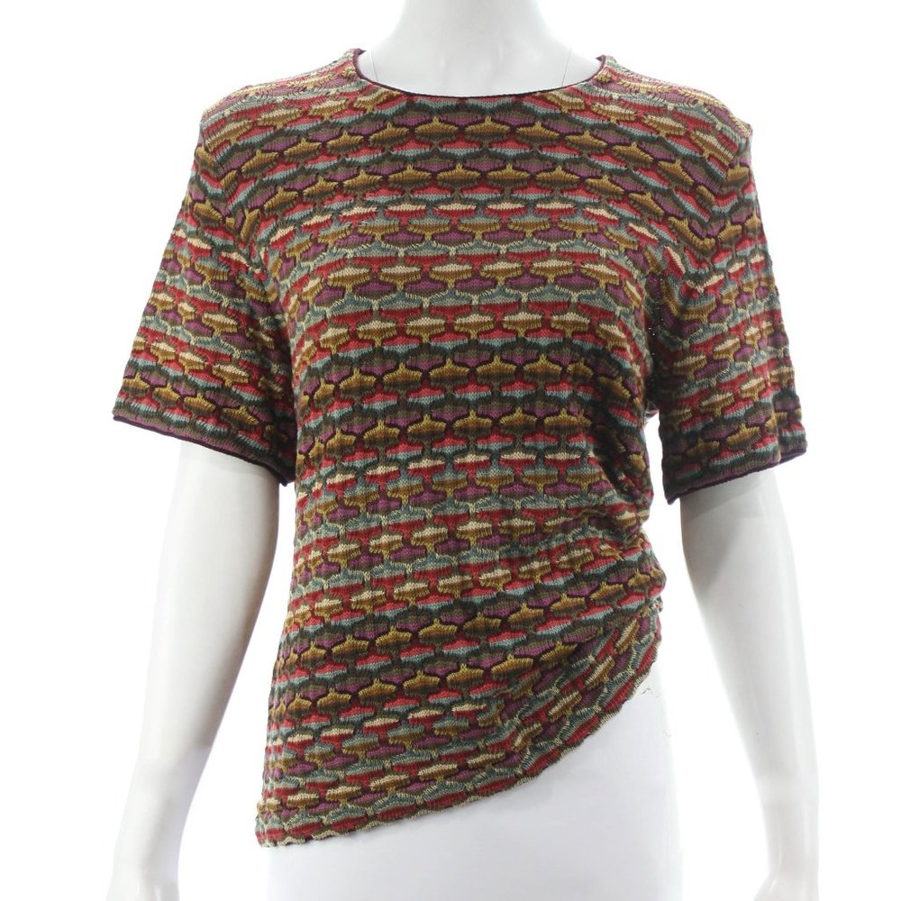 PERUVIAN CONNECTION MULTICOLORED KNIT SWEATER